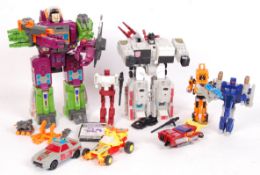 COLLECTION OF 1980's G1 TRANSFORMERS ACTION FIGURES