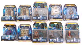 COLLECTION OF CHARACTER OPTIONS DOCTOR WHO CARDED ACTION FIGURES