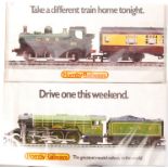 VINTAGE RARE HORNBY 00 GAUGE SHOP DISPLAY ADVERTISING POSTERS