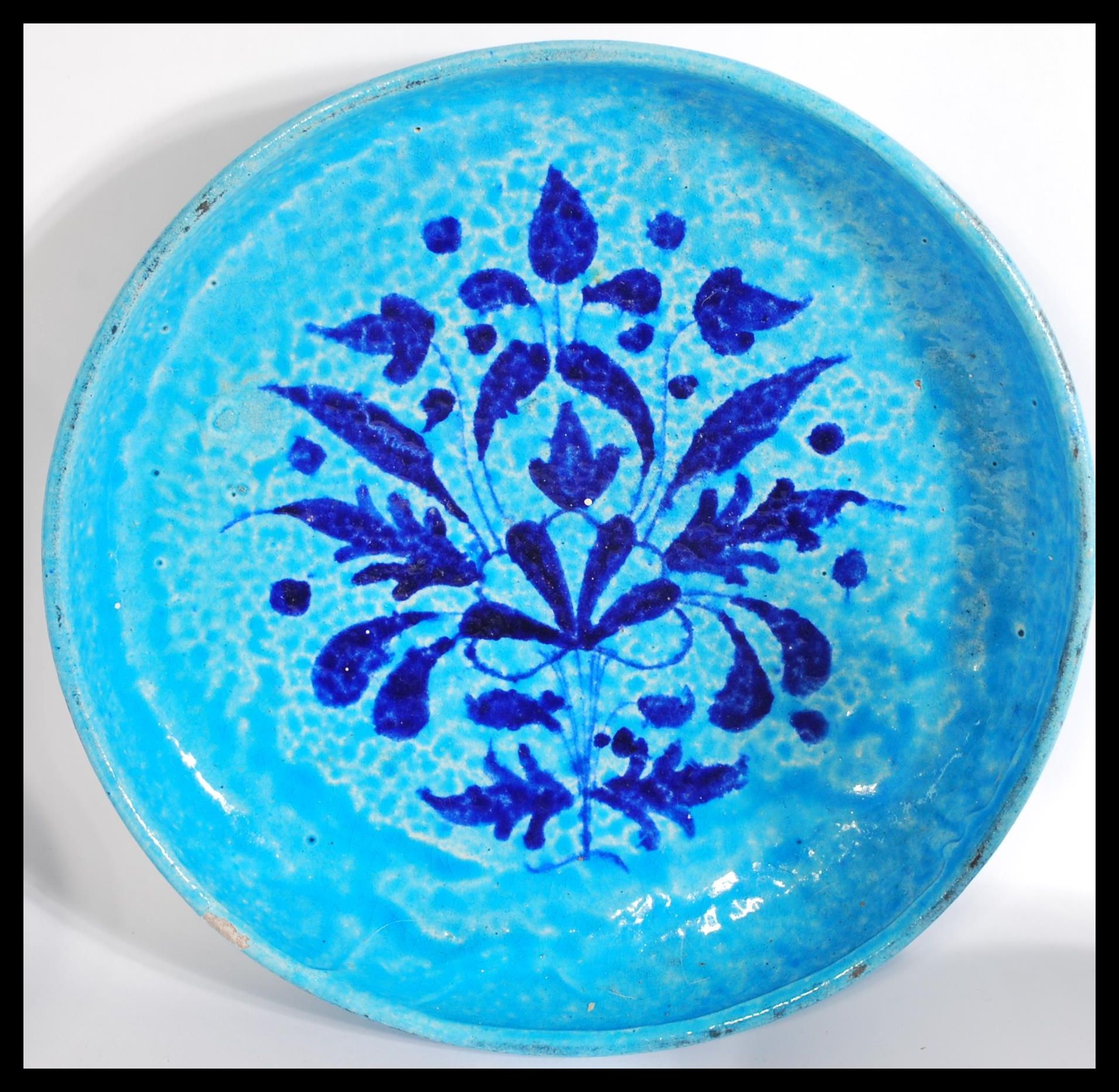 A collection of four Persian / Islamic glazed pott - Image 3 of 9