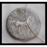 Roman Coin Domitian as Caesar under Vespasian, sil