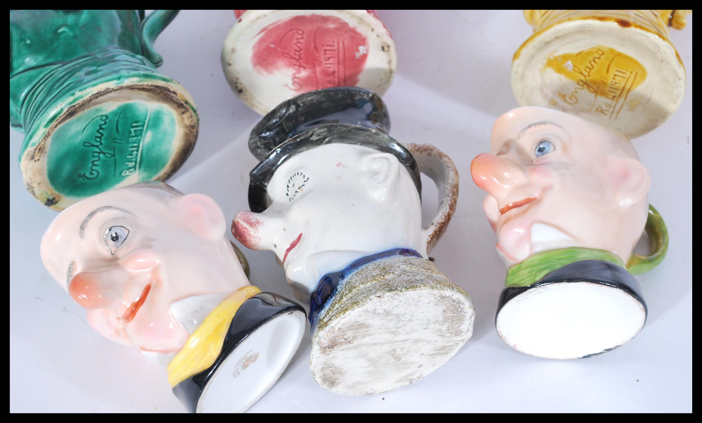 A collection of six varies ceramic character Jugs - Image 5 of 5