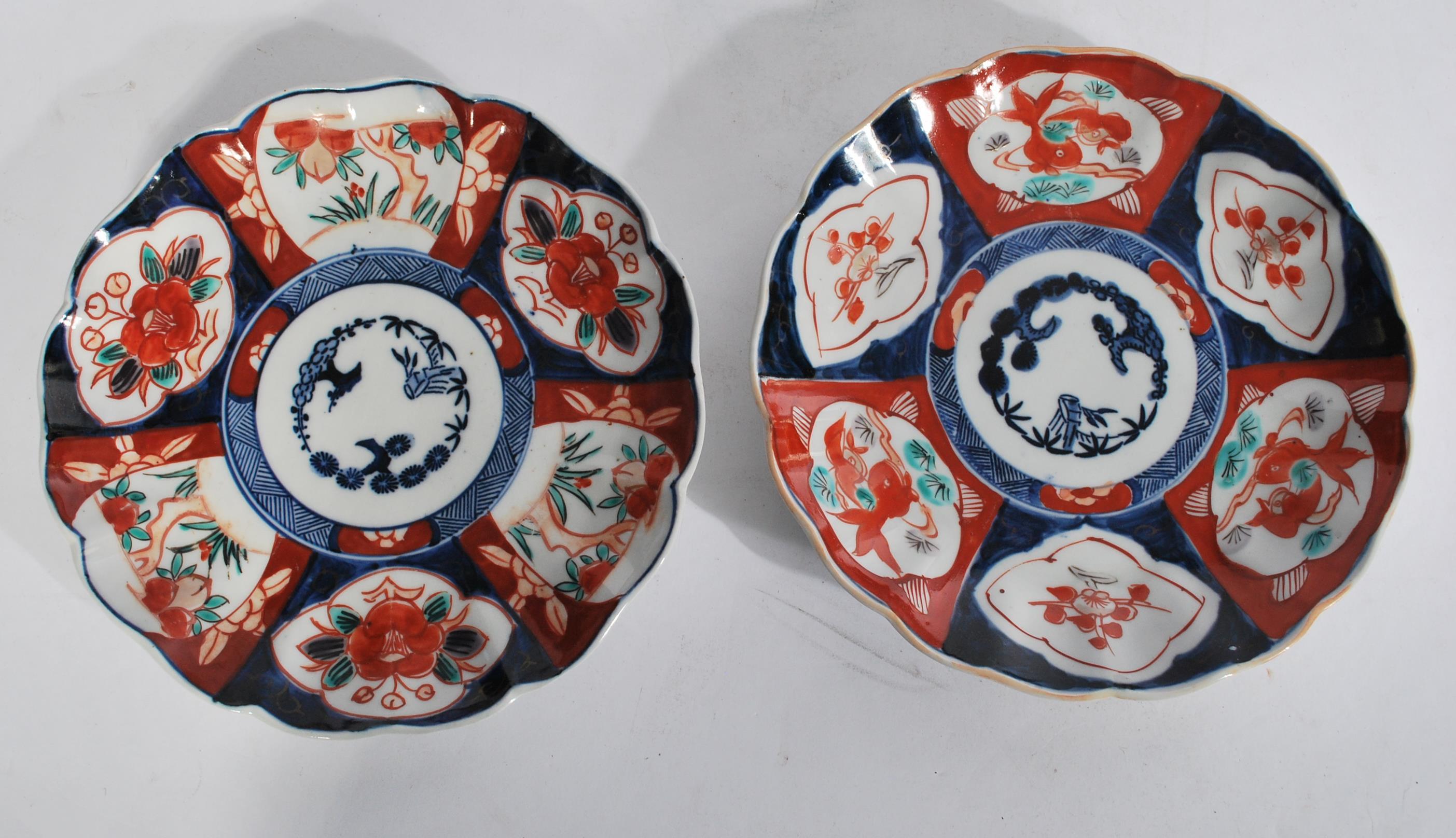 A group of early 20th century Japanese Imari charg - Image 2 of 5