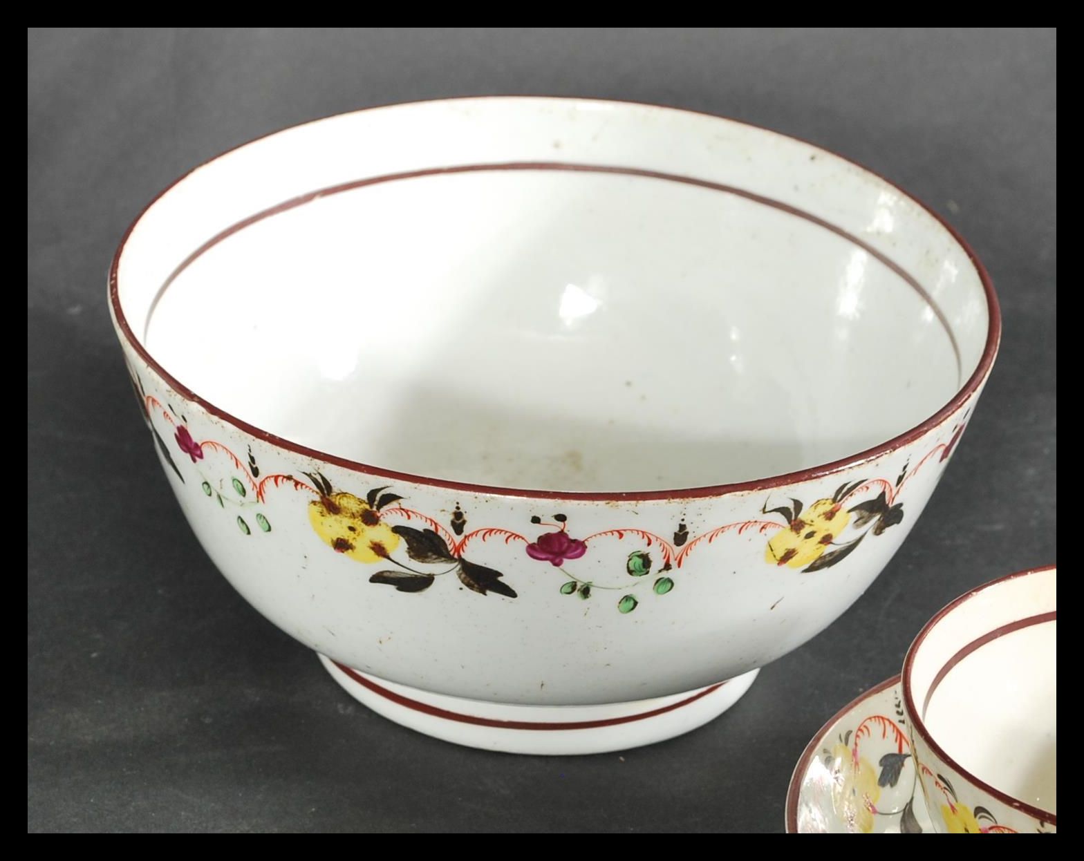 An early 19th Century tea service to include tea b - Image 3 of 7