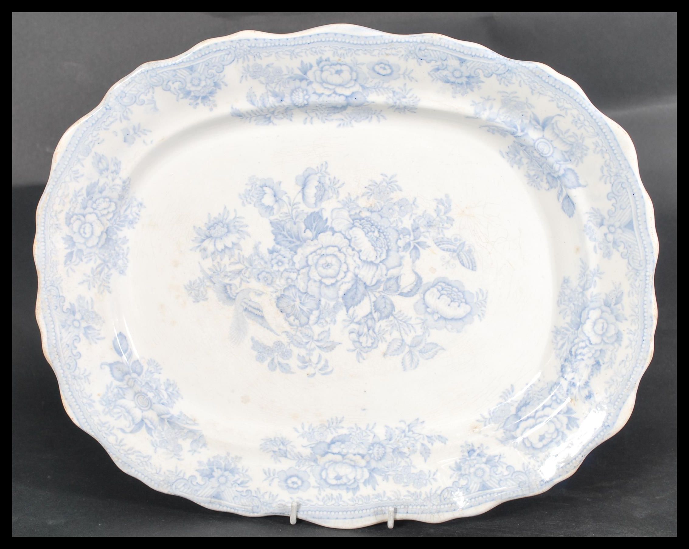 A set of 19th Century blue and white graduating ce - Image 8 of 10