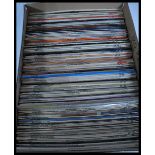 A large collection of vinyl long play LP records m