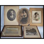 A collection of 19th Century portrait photographs