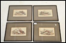 A group of four 19th century Lithograph prints of