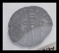 Roman coin TRAJAN AE as. IMP CAES NERVAE TRAIANO A