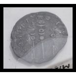 Roman coin TRAJAN AE as. IMP CAES NERVAE TRAIANO A