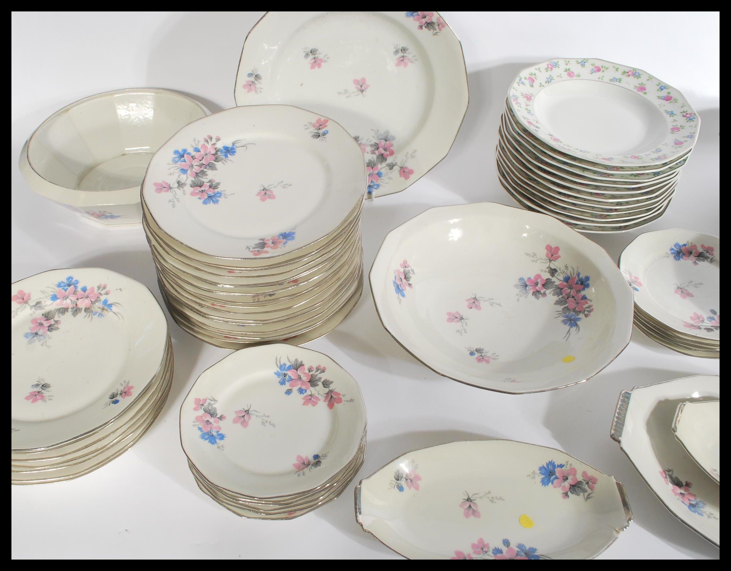 A large group of French Limoges ceramic dinner pla - Image 9 of 10