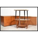 A group of vintage retro teak furniture to include