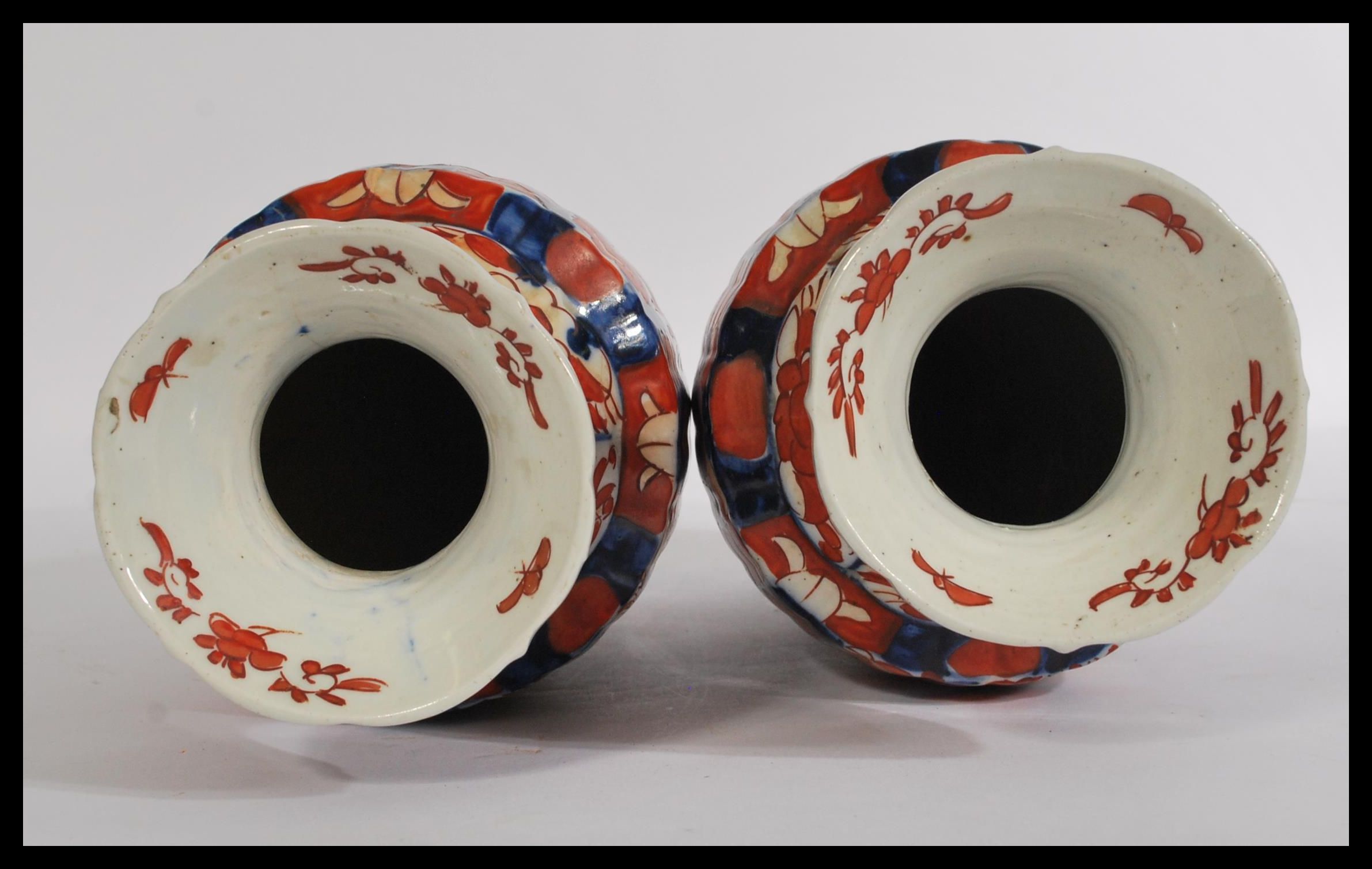 A pair of late 19th century Japanese Meiji period - Image 4 of 5