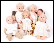 COLLECTION OF DOLLS TO INCLUDE ARMAND MARCEILLE AN