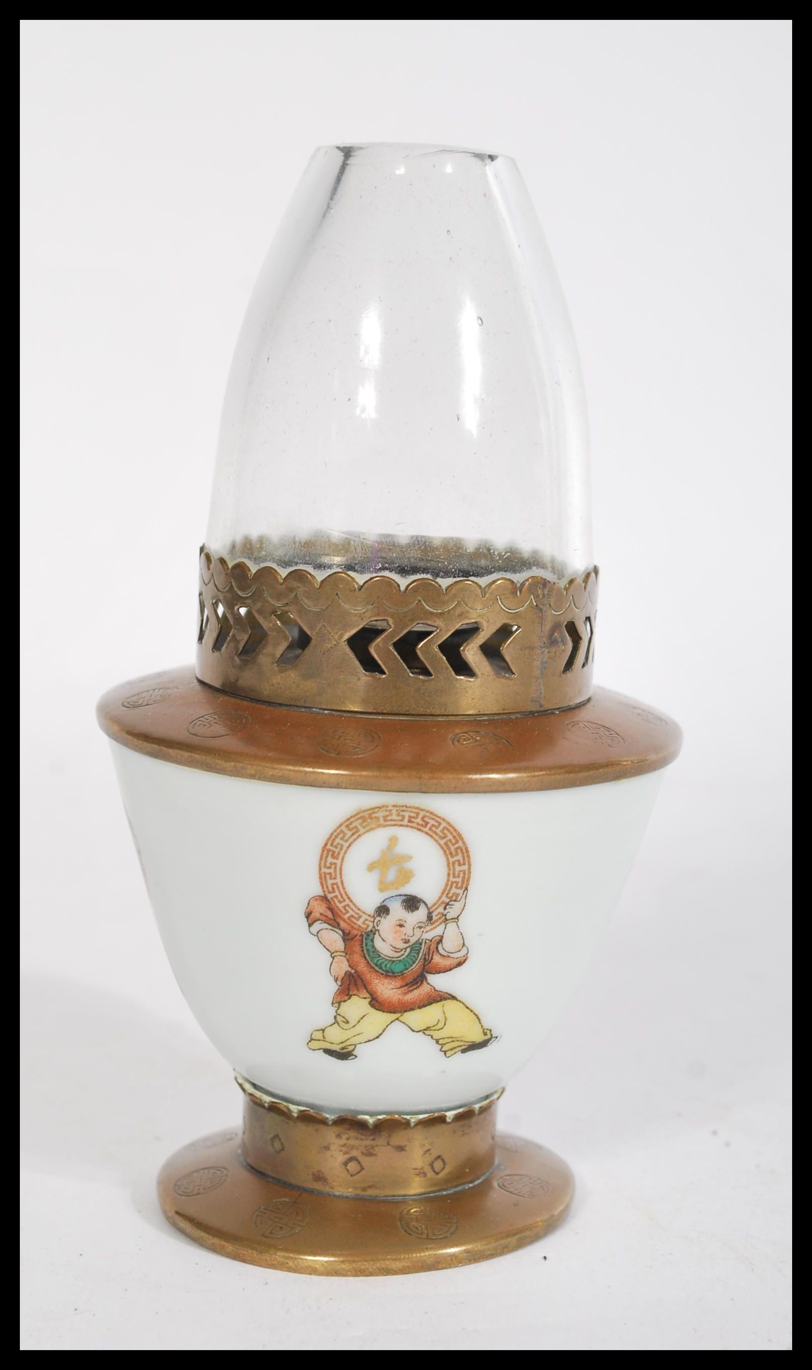 A 20th century Hong Kong tea bowl cup being conver - Image 2 of 7