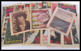 A collection of retro musical magazines Rolling St