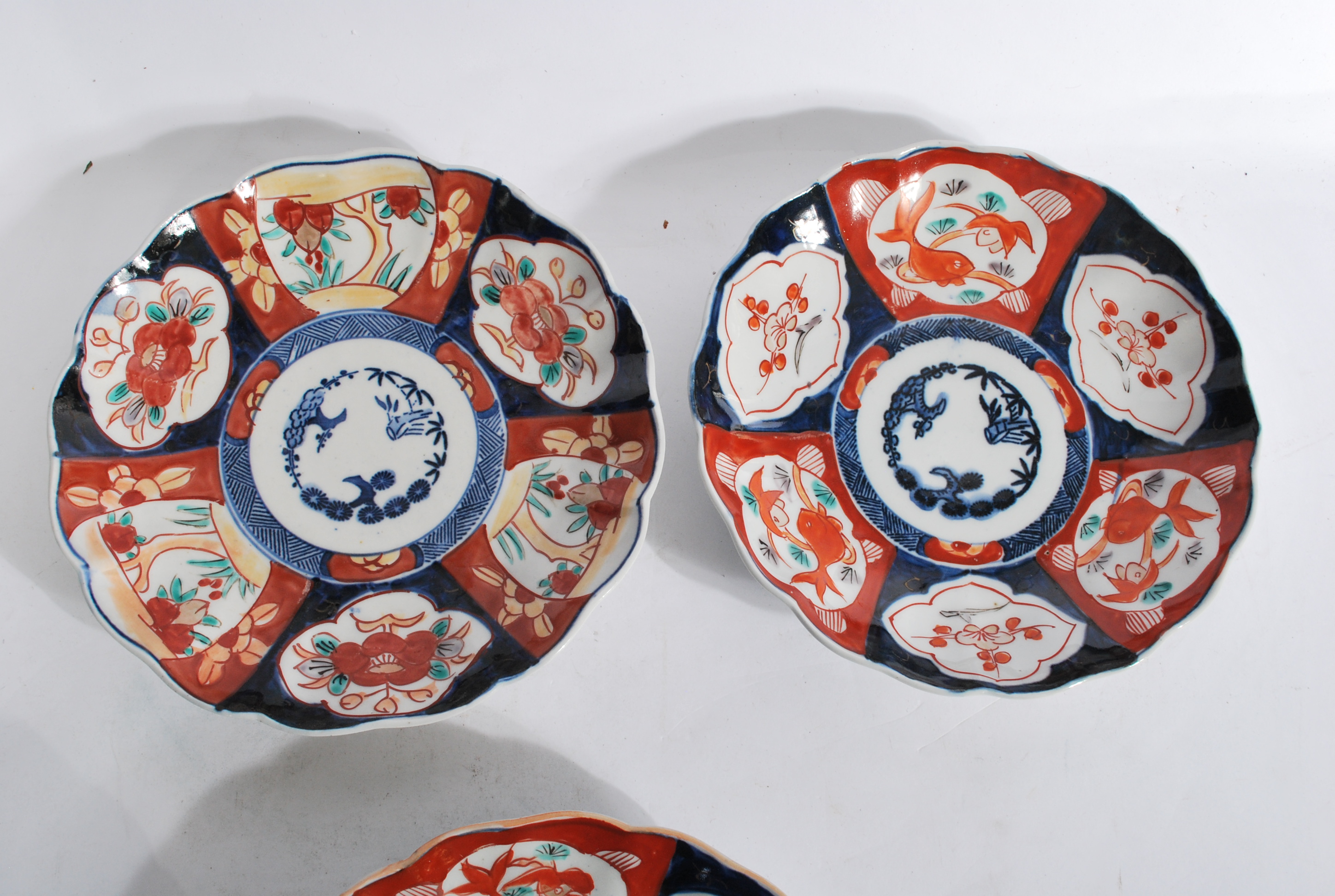 A group of early 20th century Japanese Imari charg - Image 3 of 5