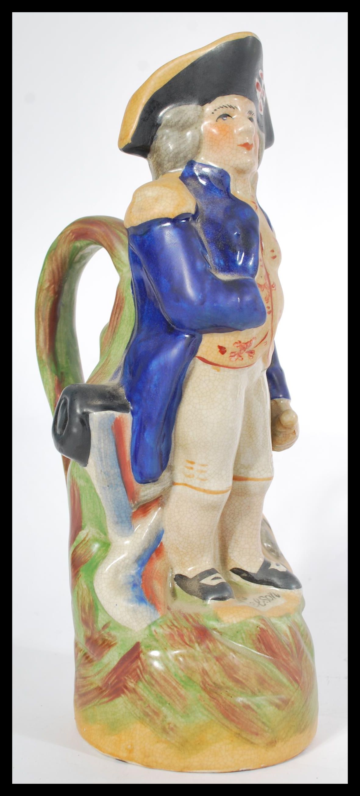 NELSON: A STAFFORDSHIRE TOBY JUG, 19th century, mo - Image 4 of 7