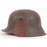 RARE WWI FIRST WORLD WAR GERMAN M16 CAMOUFLAGE HELMET