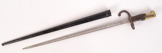 19TH CENTURY FRENCH GRAS RIFLE BAYONET