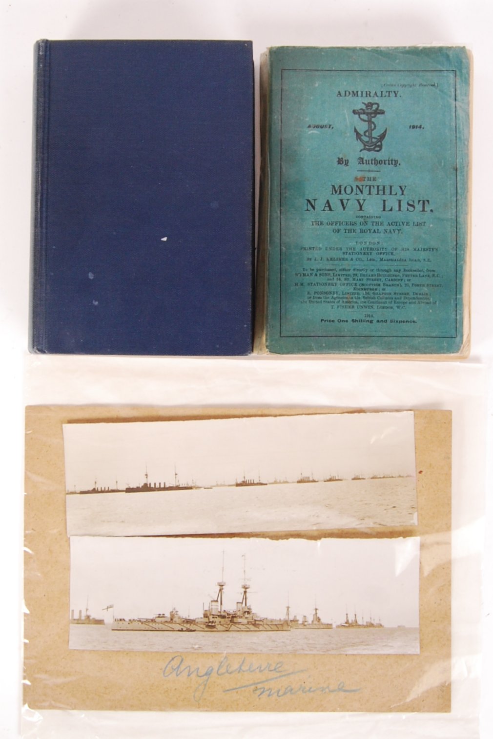 WWI FIRST WORLD WAR RELATED NAVAL & OTHER EPHEMERA