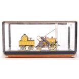 STEPHENSON'S ROCKET - DETAILED SCALE MODEL IN CABINET