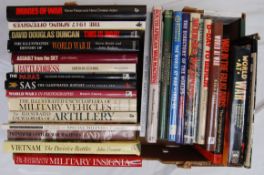 LARGE COLLECTION OF ASSORTED MILITARY BOOKS