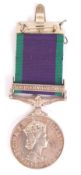 QUEEN ELIZABETH II CAMPAIGN SERVICE MEDAL & RIBBON