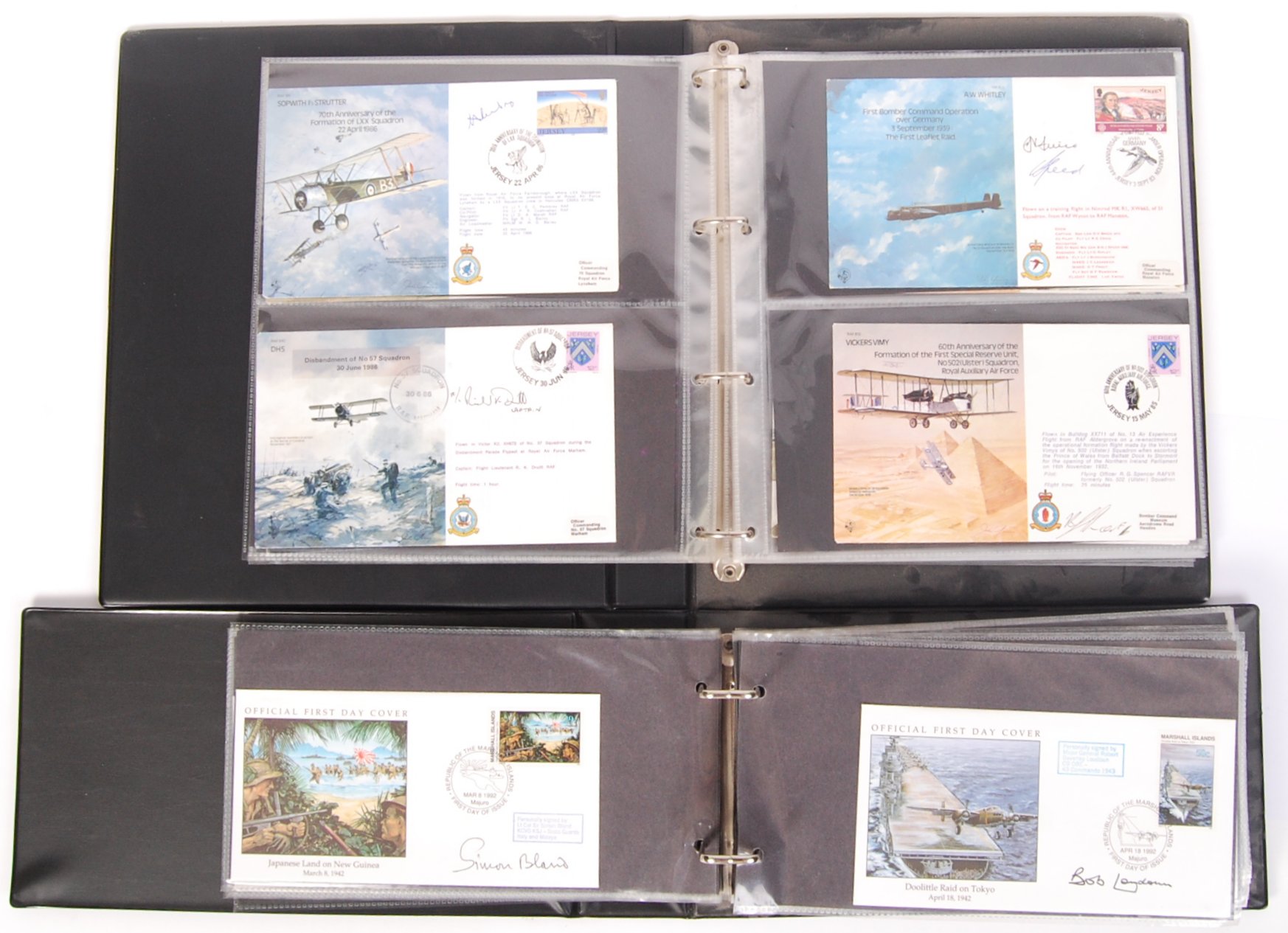 ASSORTED WWII RELATED SIGNED / AUTOGRAPHED FIRST DAY COVERS - Image 5 of 8