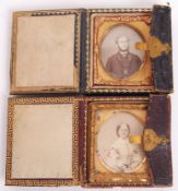 PAIR OF SWEETHEART ENGLISH KEEPSAKE PHOTOGRAPHS