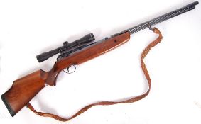 VINTAGE BSA .22 CALIBRE AIR RIFLE WITH TASCO SCOPE