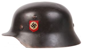 GERMAN WWII SS THIRD REICH NAZI INFANTRY M40 STEEL HELMET REPRODUCTION