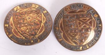 RARE BRISTOL LOCAL INTEREST WILLIAM IV SHERIFF BUTTONS