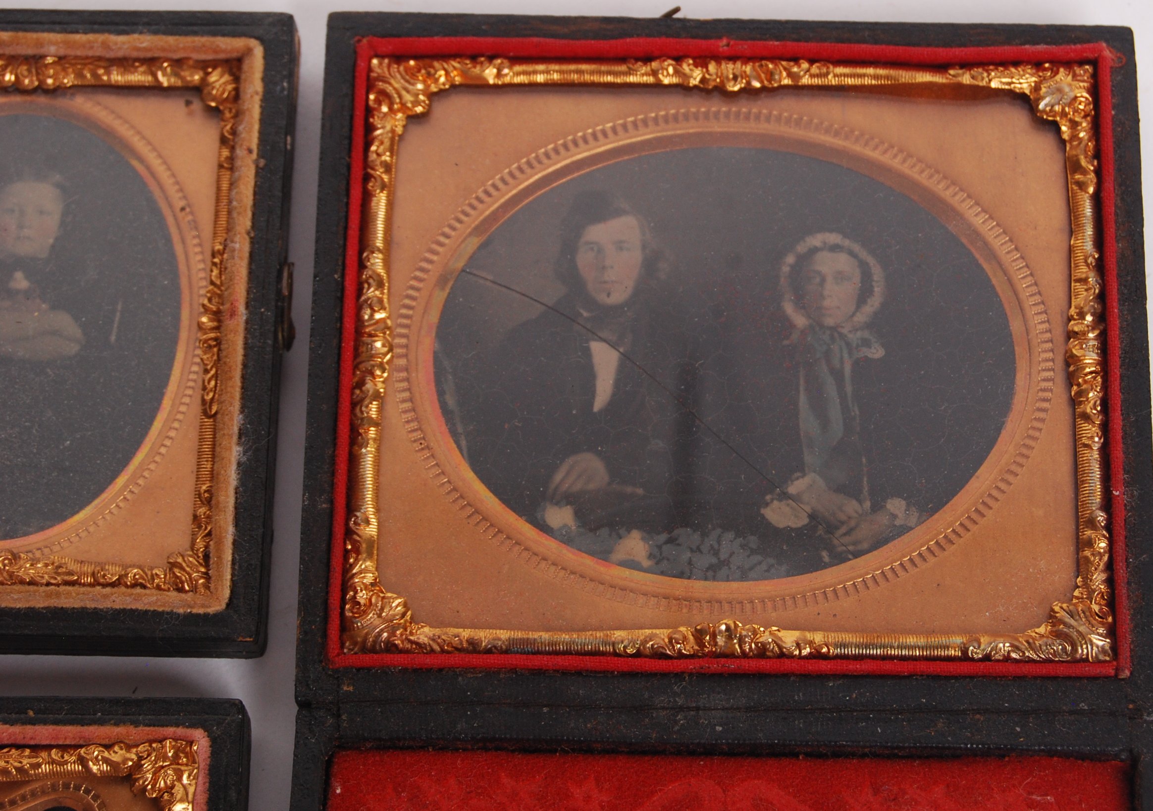 COLLECITON OF ANTIQUE AMBROTYPE PHOTOGRAPHS - Image 2 of 4