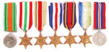 WWII SECOND WORLD WAR MEDAL GROUP