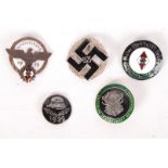 ASSORTED REPRODUCTION WWII SECOND WORLD WAR THIRD REICH BADGES