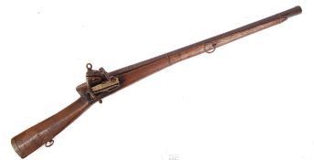 ANTIQUE 19TH CENTURY INDIAN / ARAB FLINTLOCK RIFLE