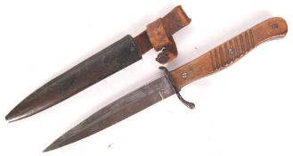 RARE WWI FIRST WORLD WAR GERMAN TRENCH FIGHTING KNIFE