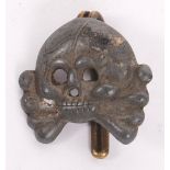 WWII SECOND WORLD WAR THIRD REICH NAZI WAFFEN SS DEATH HEAD BADGE