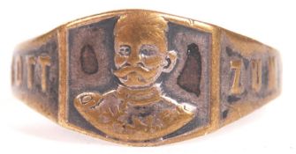 WWI FIRST WORLD WAR GERMAN ' WITH GOD FOR VICTORY! ' RING