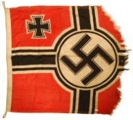 INCREDIBLE GERMAN U-BOAT SUBMARINE KRIEGSMARINE FLAG & PROVENANCE