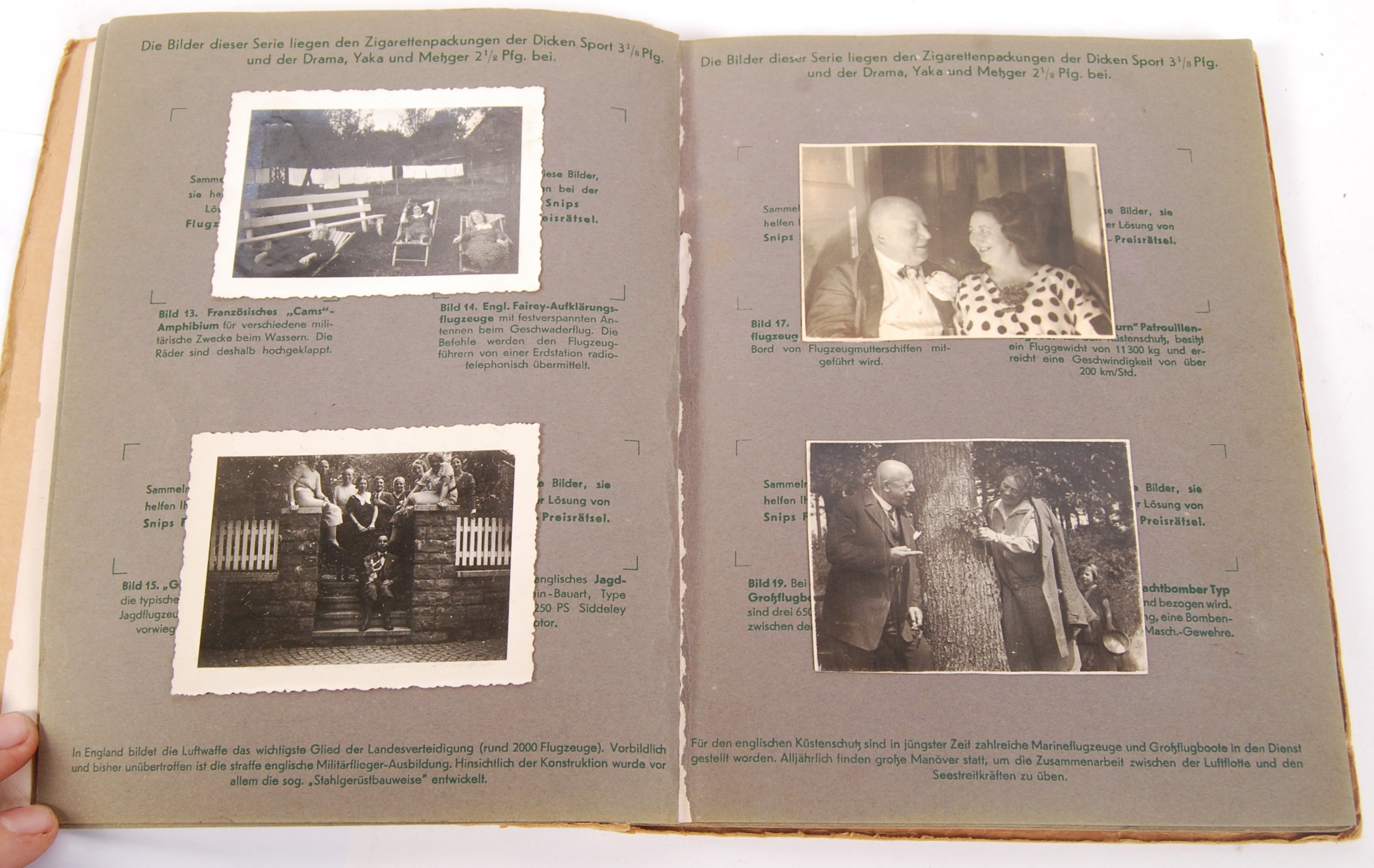 RARE WWII GERMAN LUFTWAFFE PHOTOGRAPH ALBUM - Image 2 of 6