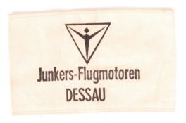 WWII SECOND WORLD WAR GERMAN AIRCRAFT ENGINEERS DESSAU ARMBAND