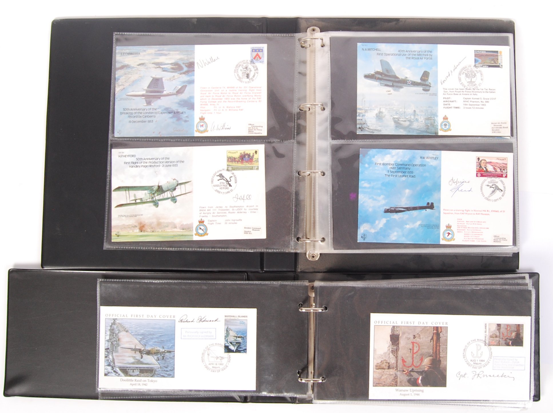 ASSORTED WWII RELATED SIGNED / AUTOGRAPHED FIRST DAY COVERS - Image 2 of 8