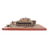 MUSEUM QUALITY MILITARY MODEL DIORAMA