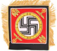 WWII SECOND WORLD WAR GERMAN NAZI ' FUHRER STANDARD ' FLAG- REPRODUCTION