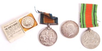 ASSORTED WWI & WWII MEDALS & RELATED