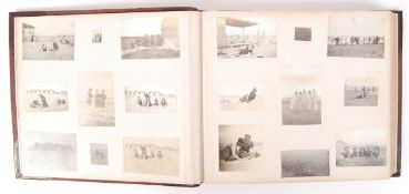 GOOD ANTIQUE EDWARDIAN C1910 PHOTOGRAPH ALBUM - TRAVELS