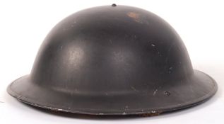 WWII SECOND WORLD WAR STEEL BRODIE CIVIL DEFENCE HELMET