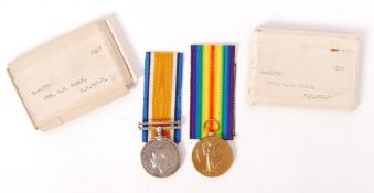 WWI FIRST WORLD WAR MEDAL GROUP - KING'S ROYAL RIFLE CORP